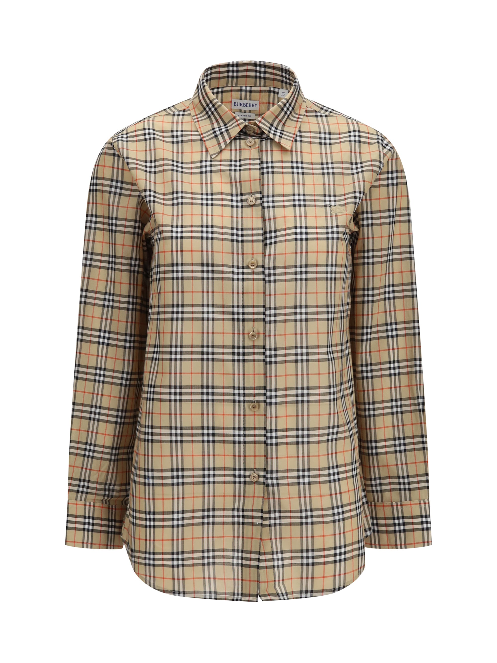 classic check cotton shirt