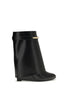 GIVENCHY 36 leather shark ankle boots