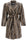 snake-effect faux leather trench coat