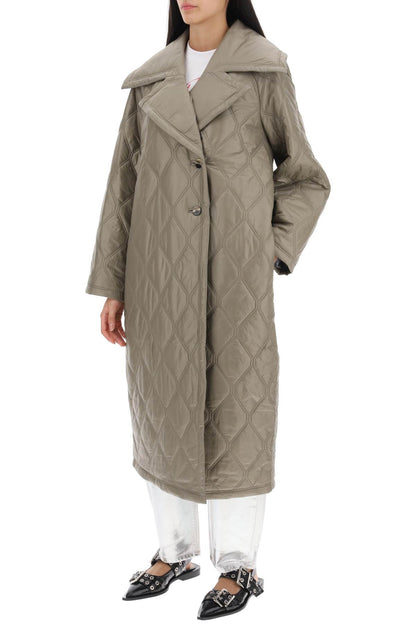 quilted oversized coat