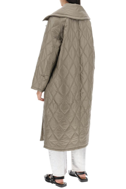 quilted oversized coat