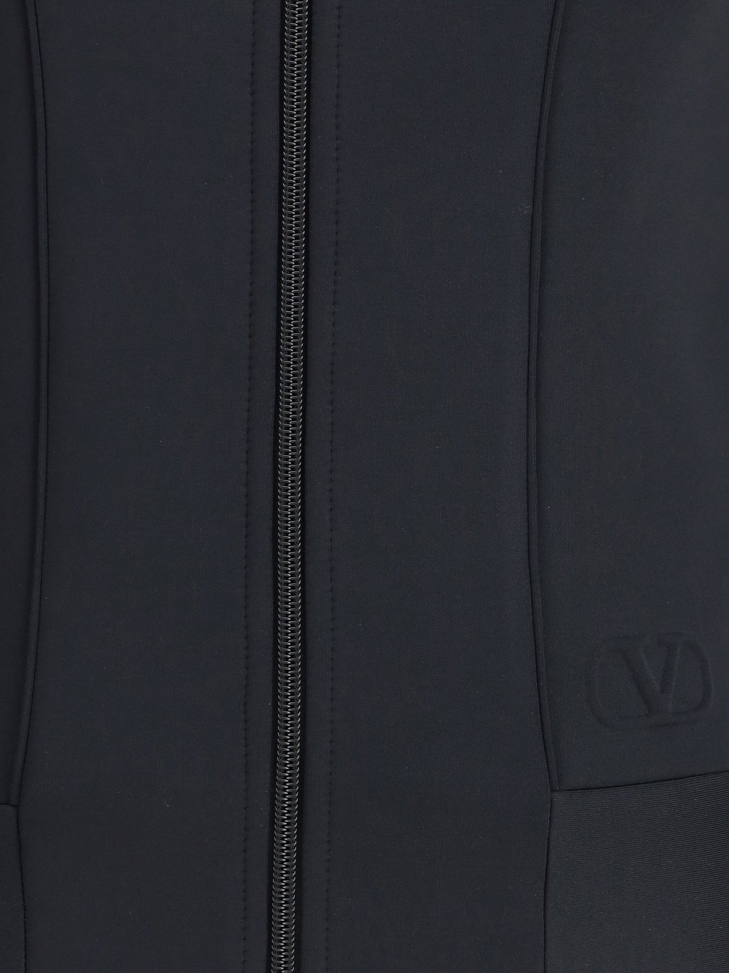 VALENTINO M structured technical jersey sweatshirt