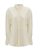 ROHE 36 shaped silk tuxedo shirt