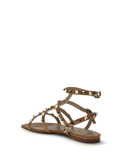 VALENTINO GARAVANI 36 rockstud leather sandals