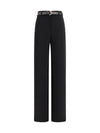 elegant pants with belt