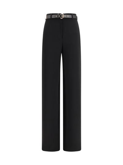 elegant pants with belt