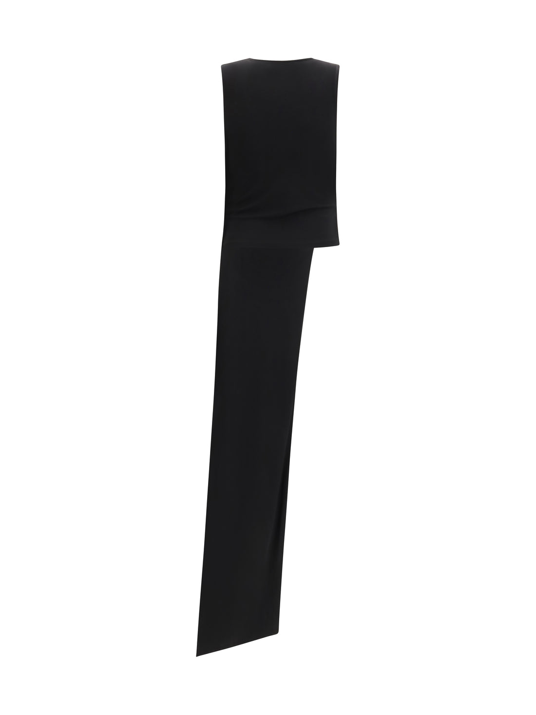 AMI PARIS M sleeveless top with lavallière neckline in jersey