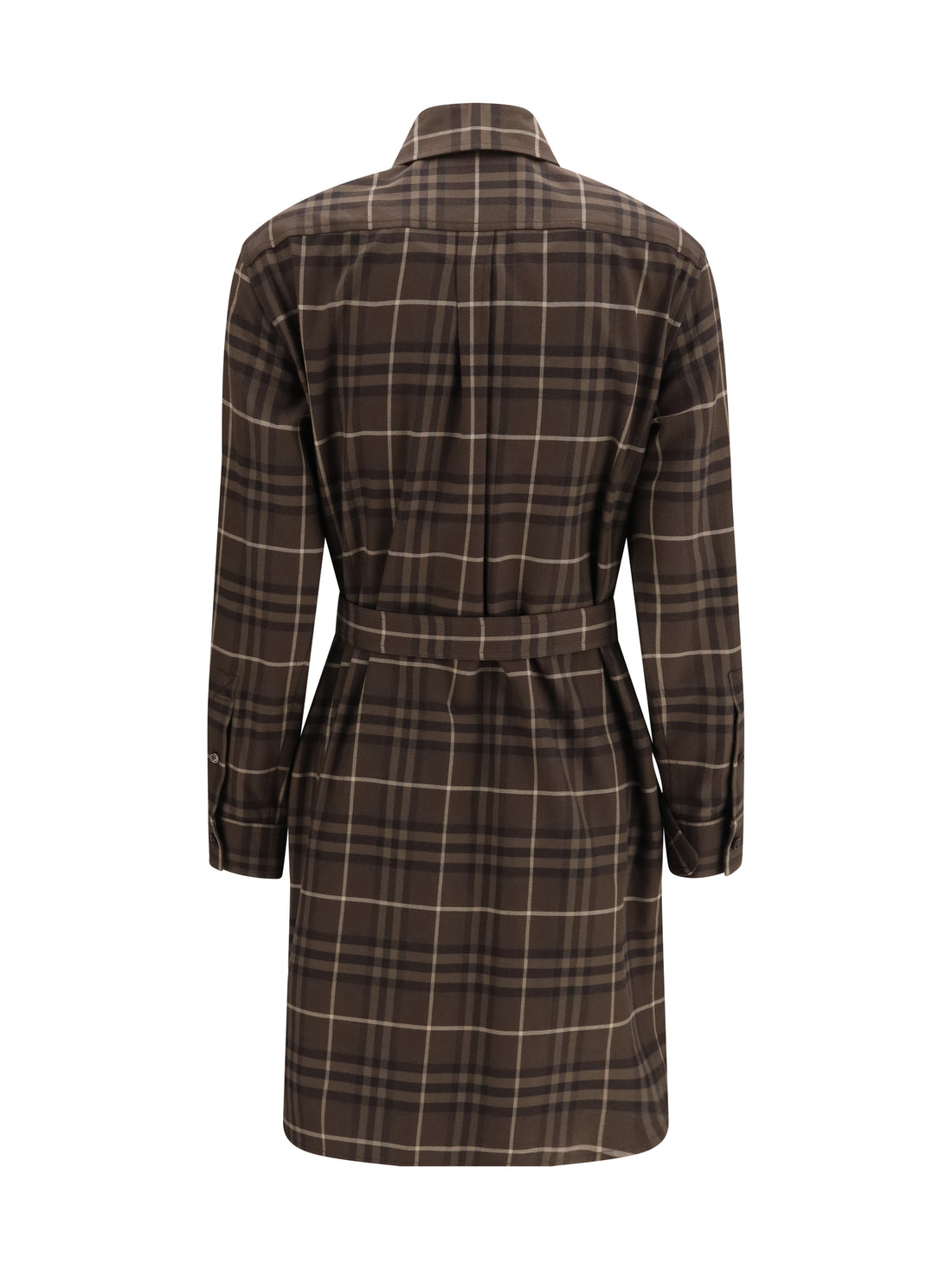 BURBERRY 6 check cotton shirt dress