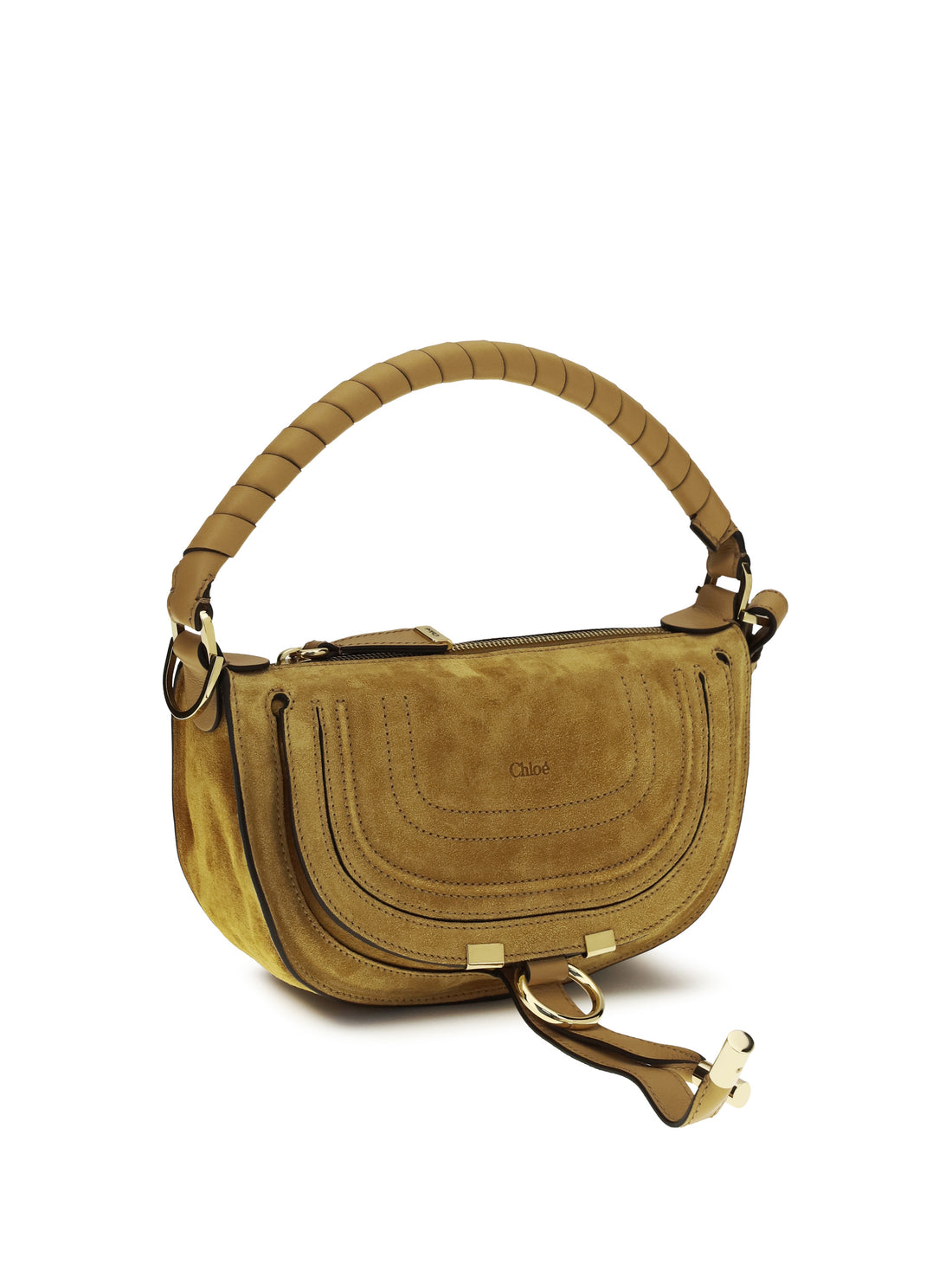 CHLOÉ OS marcie suede mini shoulder bag 