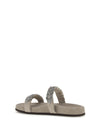 laurel leaf monili-embellished slides