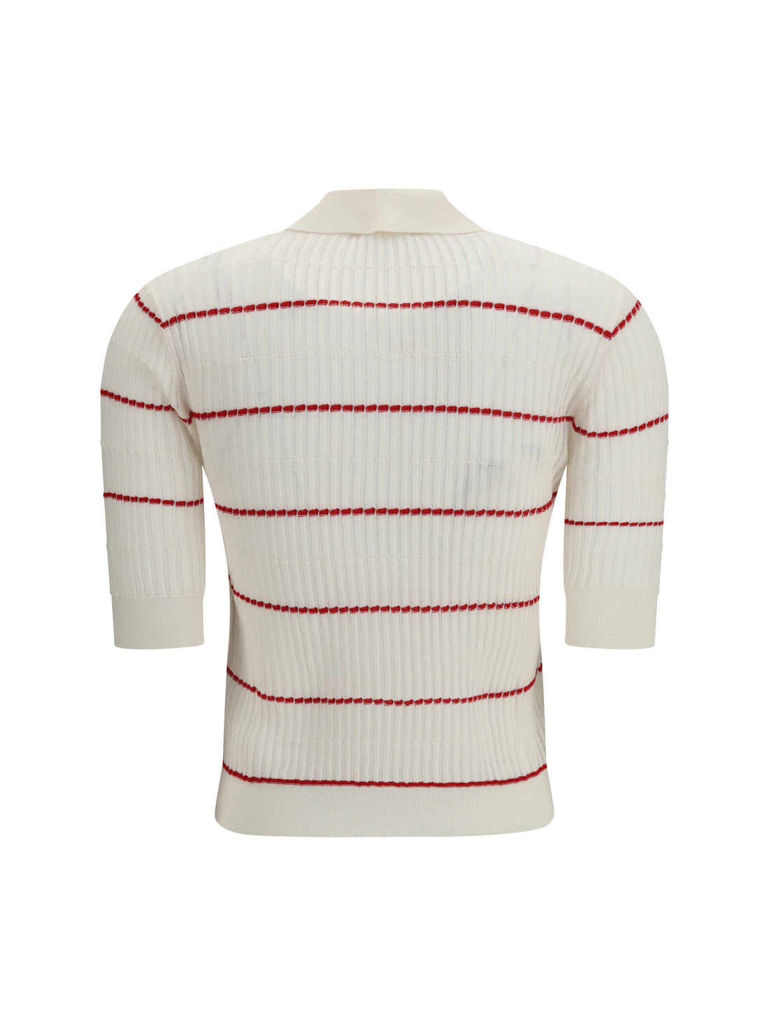 MAX MARA STUDIO L polo gallo in wool and silk