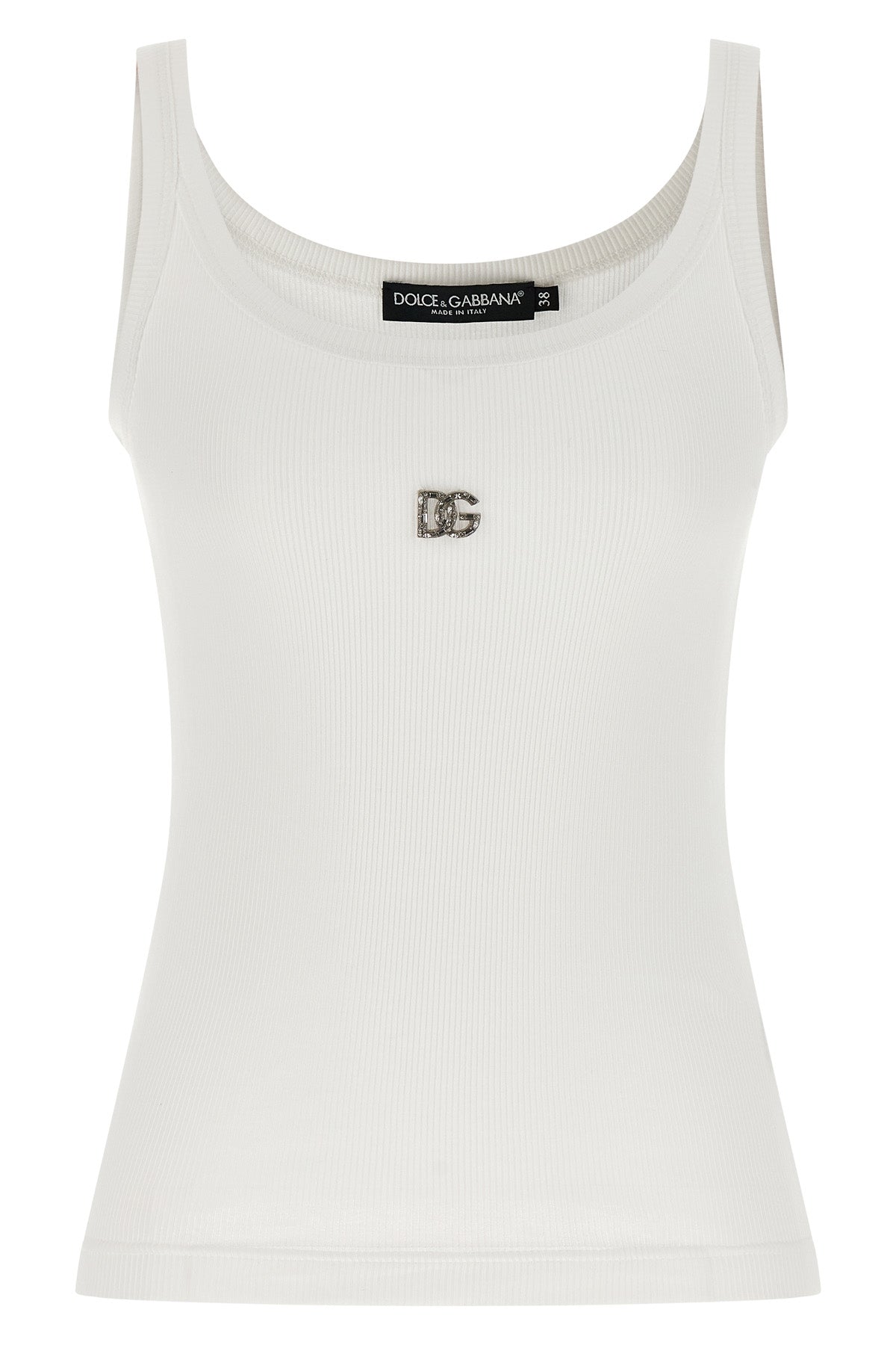 ribbed stretch cotton top