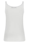 ribbed stretch cotton tank top