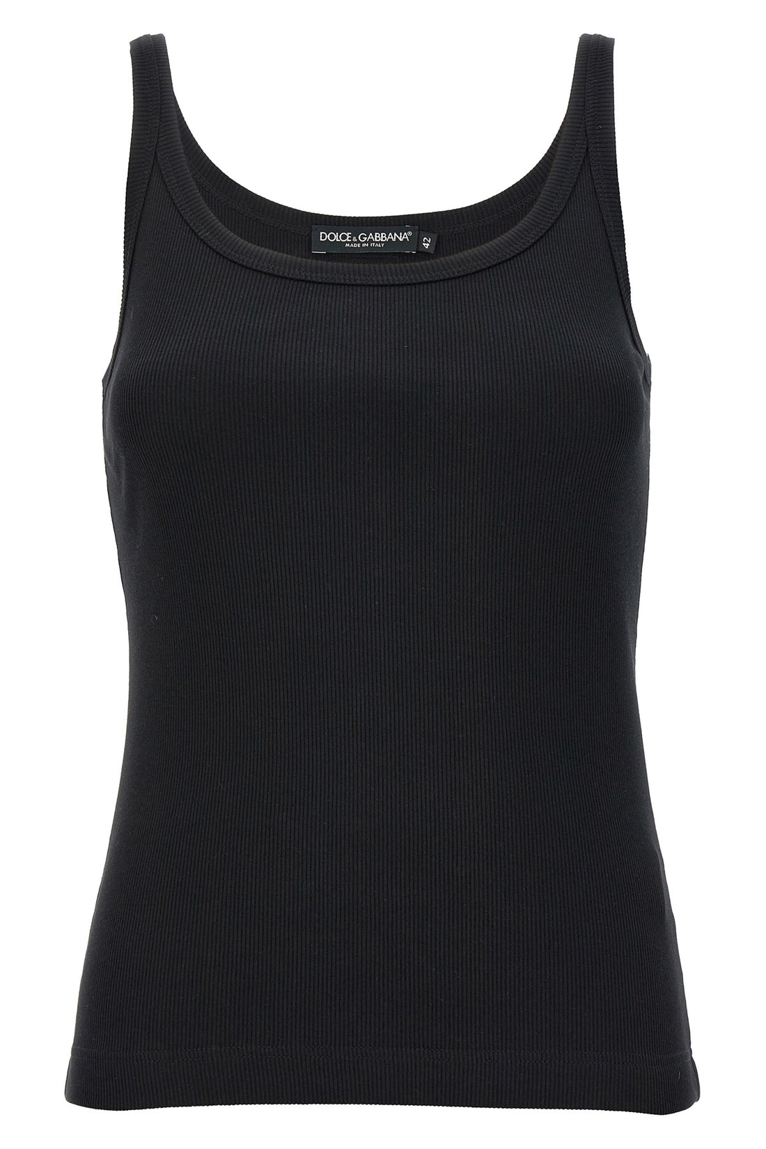 DOLCE &amp; GABBANA 40 ribbed cotton tank top