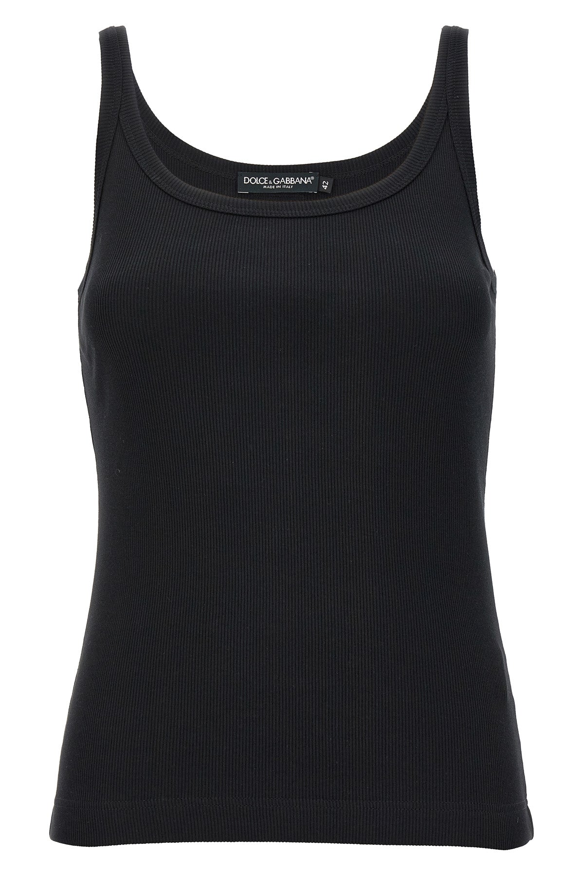 ribbed cotton tank top