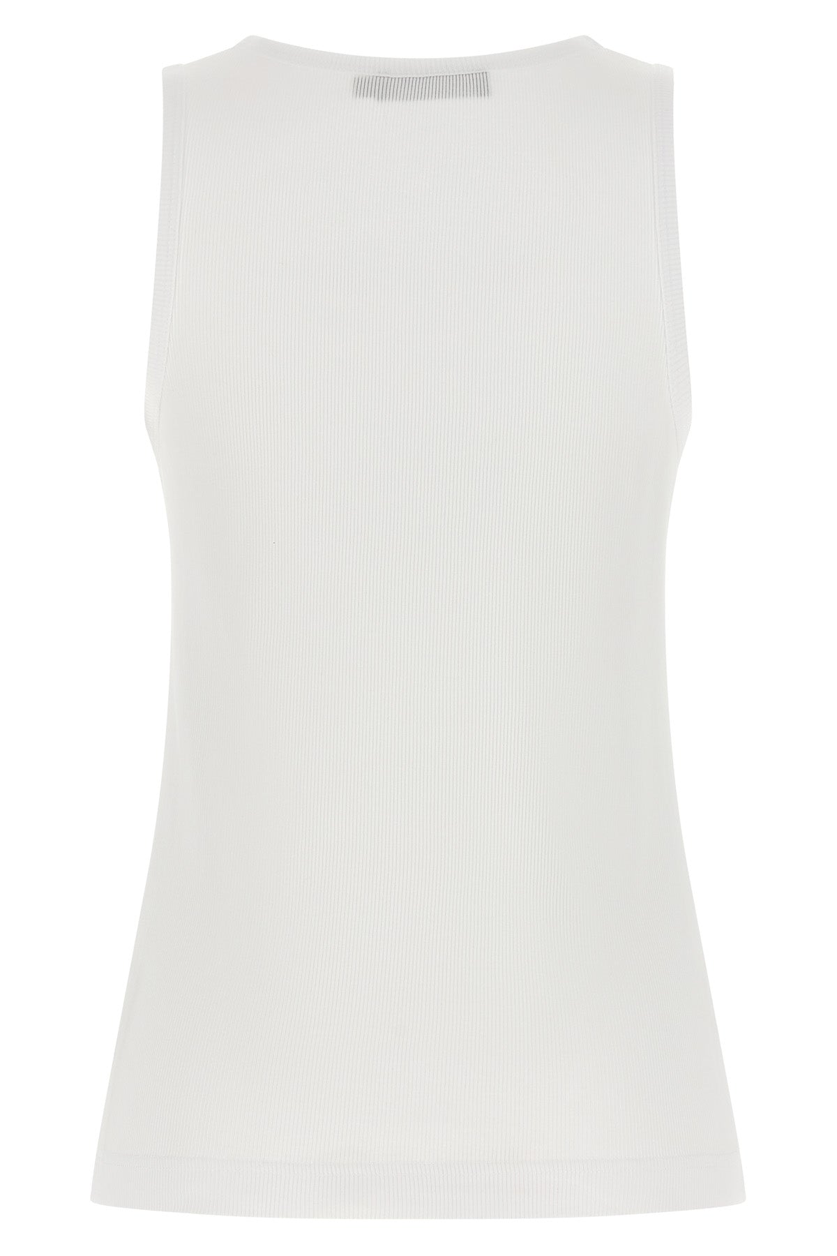 ribbed stretch cotton tank top