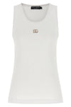 ribbed stretch cotton tank top