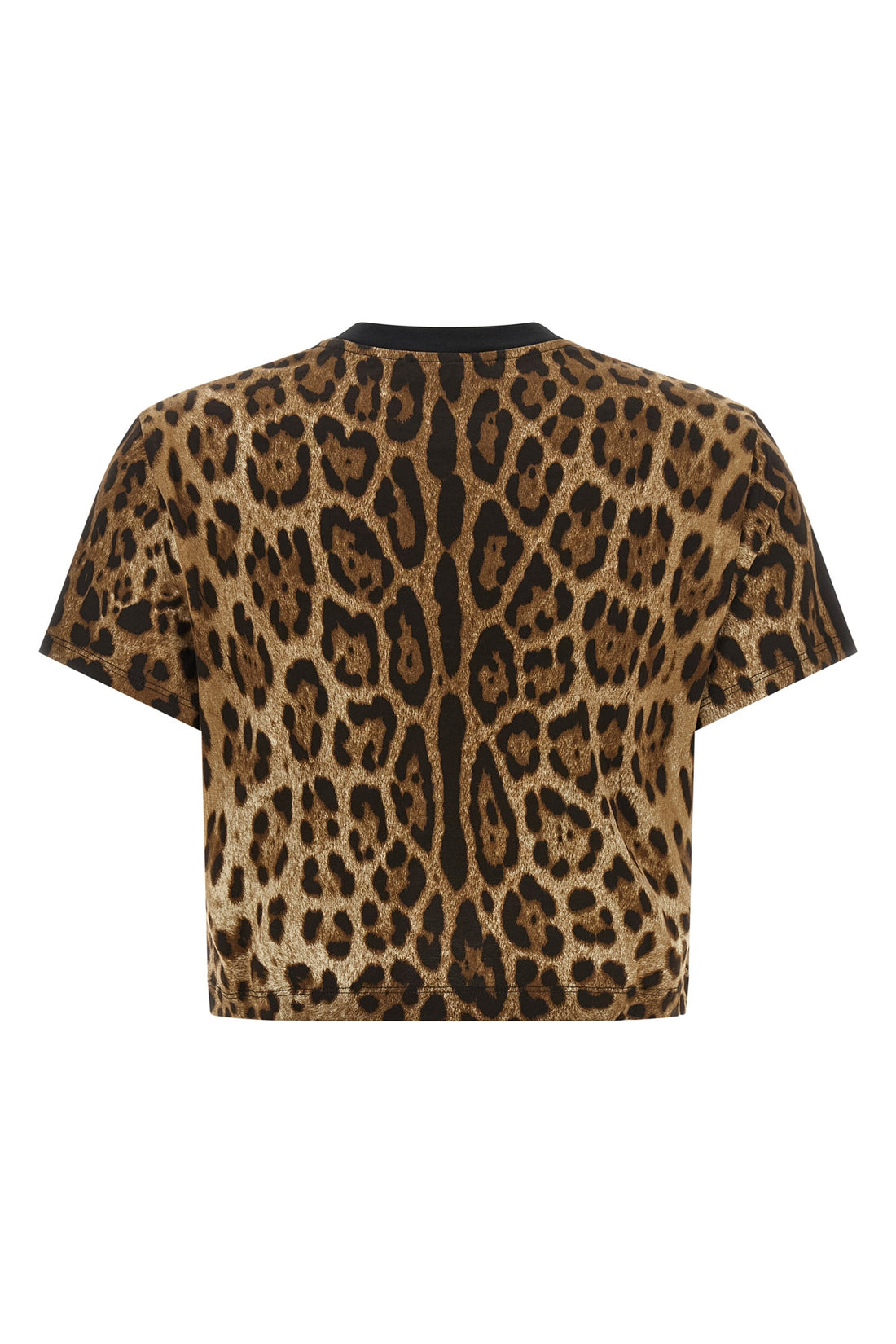 DOLCE &amp; GABBANA 40 the dolce&amp;gabbana cropped t-shirt defines a bold aesthetic through its tight fit