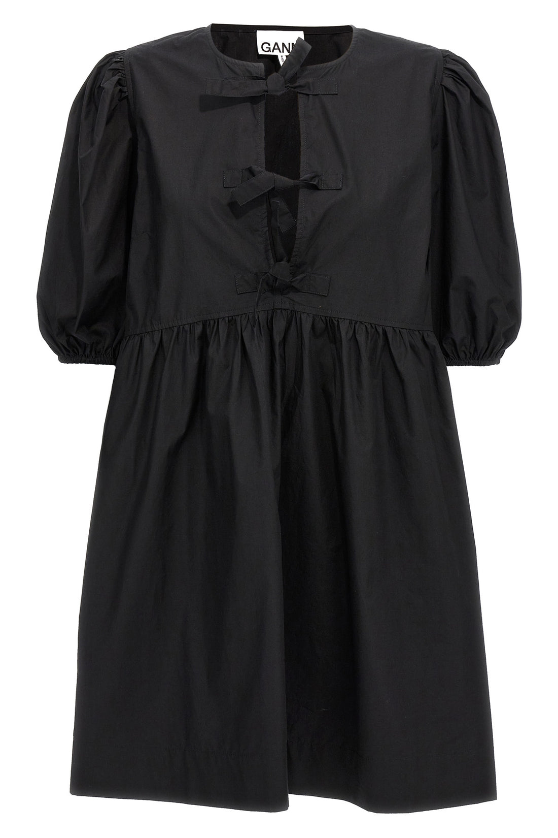 GANNI 34 cotton poplin dress