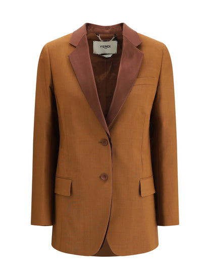 FENDI 40 wool and mohair blazer