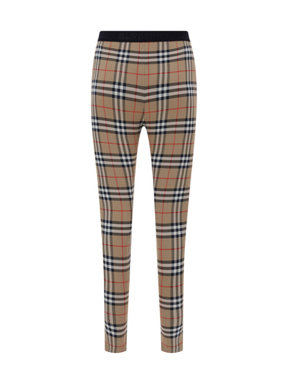 BURBERRY L archive check leggings