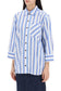 "oversized striped poplin shirt