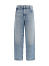 straight-leg jeans