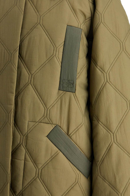 long quilted padded coat