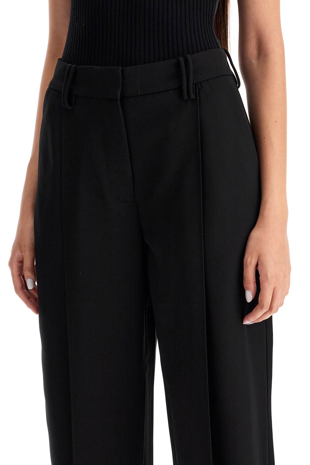 lightweight pants with pleats