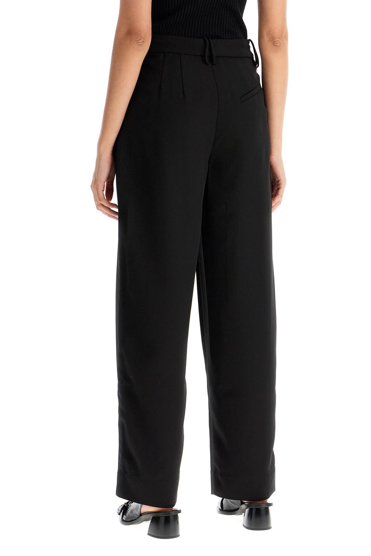 lightweight pants with pleats