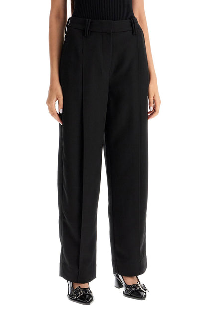 lightweight pants with pleats