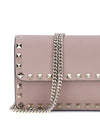 rockstud pochette with chain