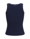 ribbed jersey tank top