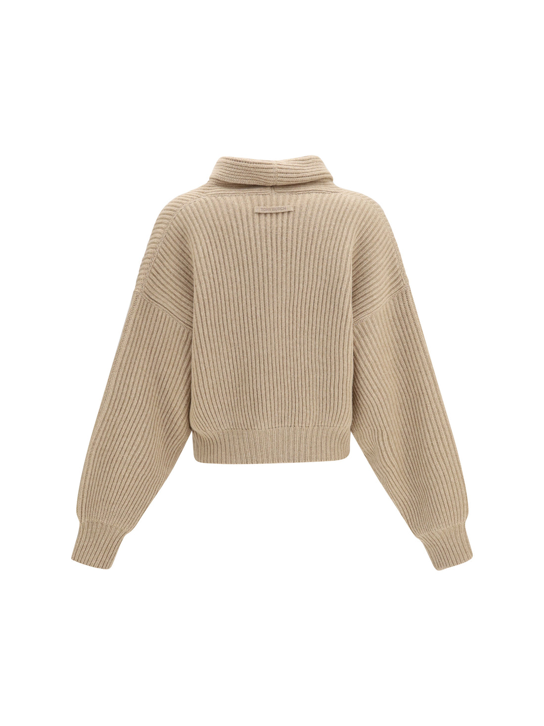 TORY BURCH M ribbed wool cropped cardigan