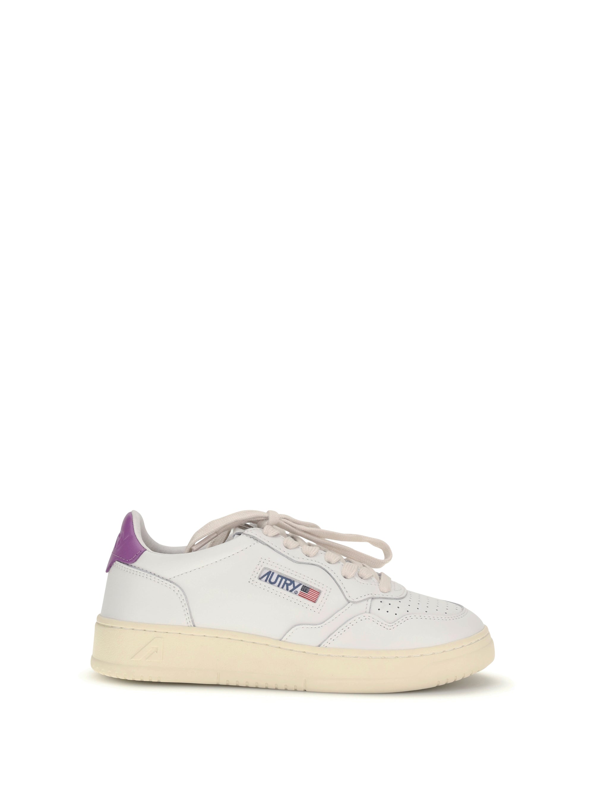 medalist low leather sneakers