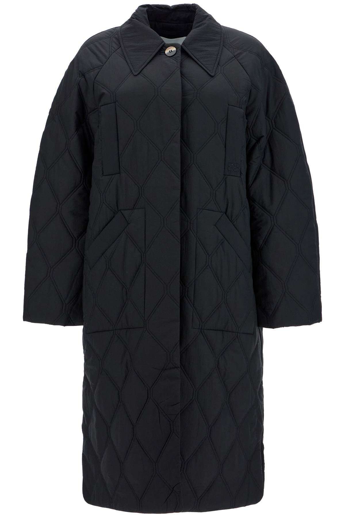 long quilted padded coat