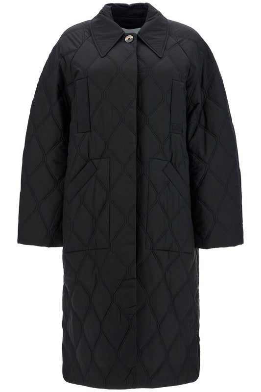 long quilted padded coat