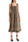 animal print cotton dress