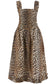 animal print cotton dress