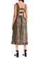 animal print cotton dress