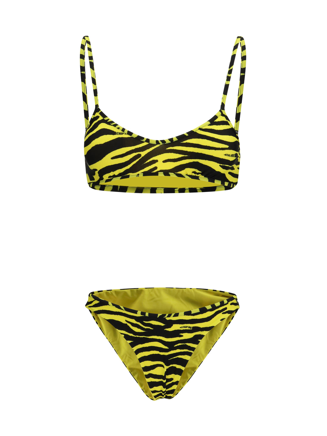 THE ATTICO M zebra-print bikini