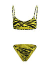 zebra-print bikini