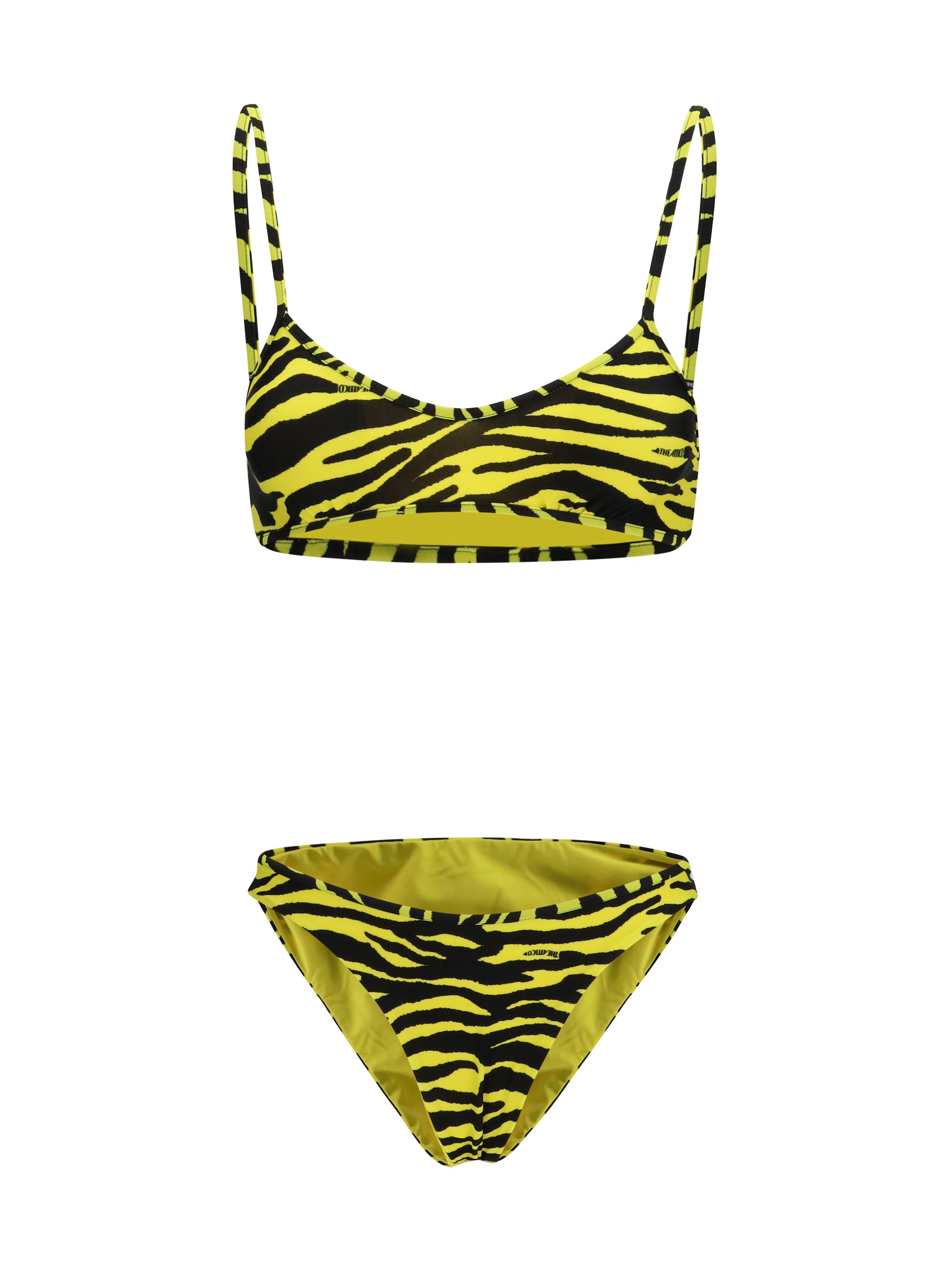 zebra-print bikini