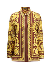 VERSACE 40 printed silk shirt 