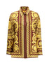 VERSACE 40 printed silk shirt 