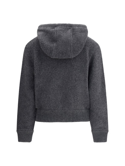 THOM BROWNE 40 wool hoodie