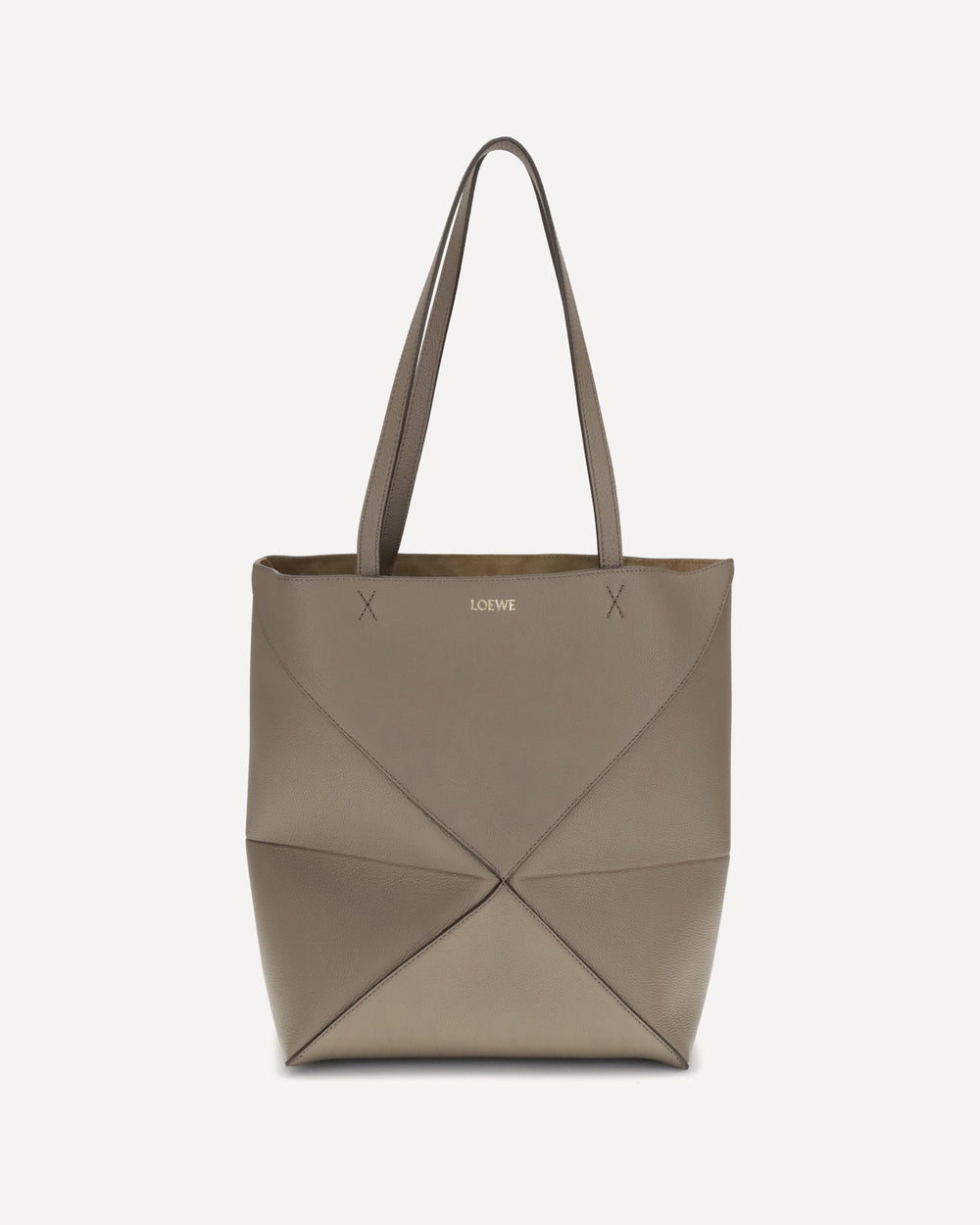 Loewe Medium Puzzle Fold Tote Bag Grey