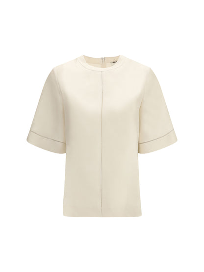 LOULOU DE SAISON L havana silk t-shirt