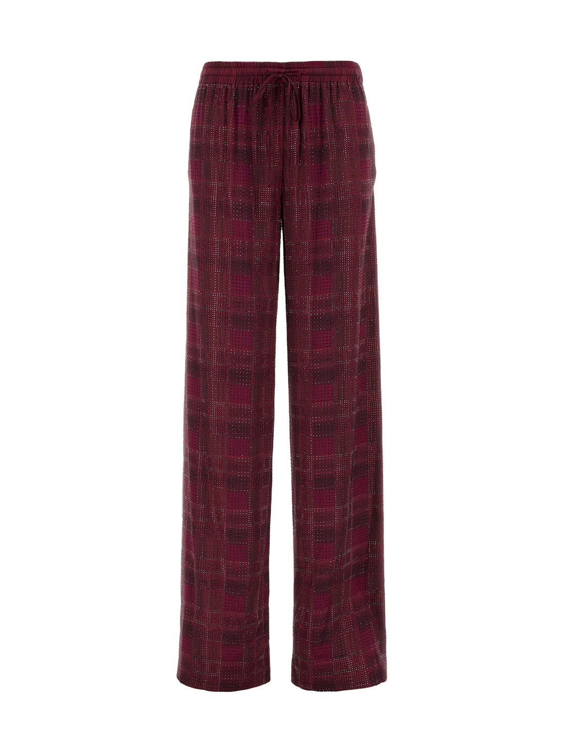 ERMANNO SCERVINO 38 relaxed tailoring check satin pants