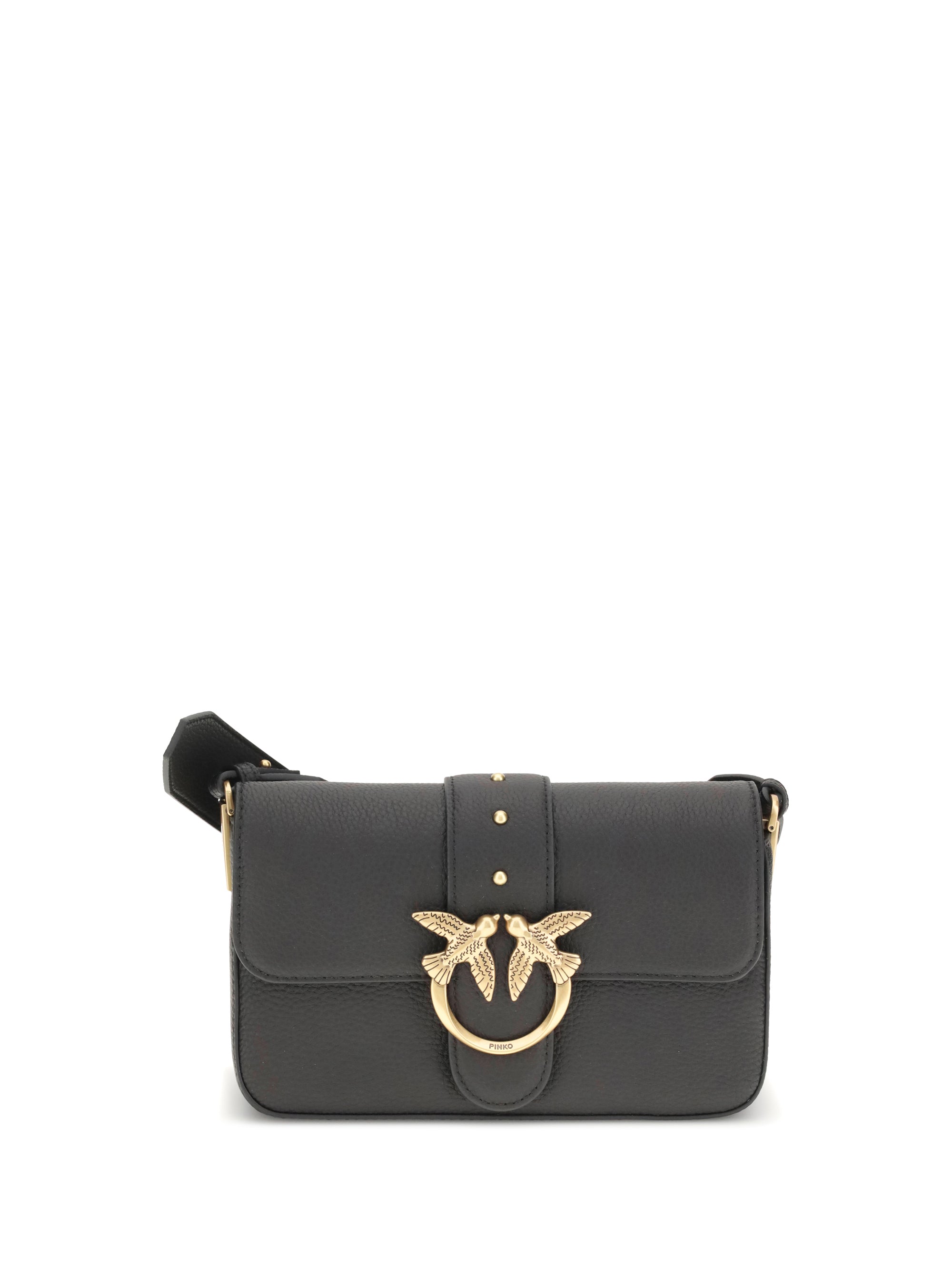 love leather shoulder bag